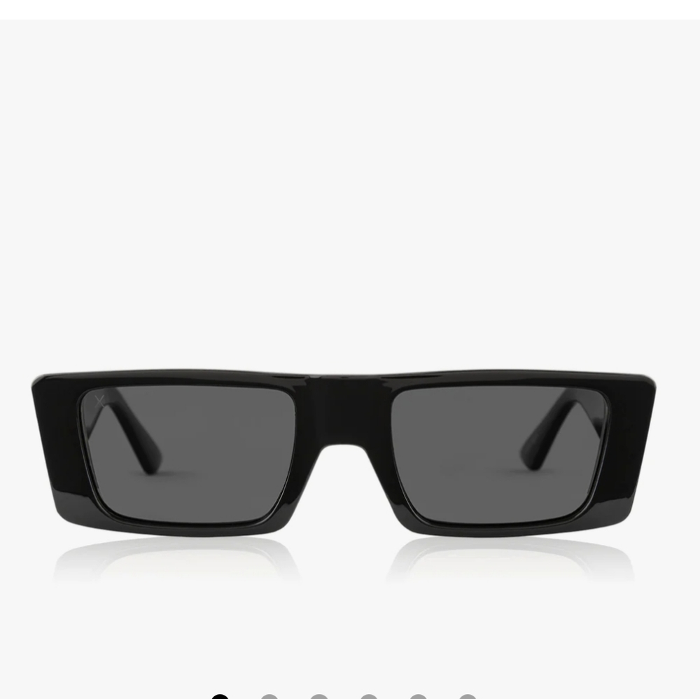DIME Girls Night glossy black sunglasses